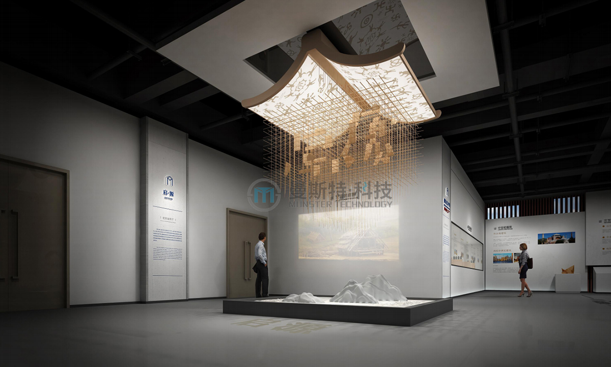 校史文化展馆设计案例_贵州建院_曼斯特科技